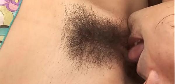  Cumming on her belly as the dude fucks her missionary style